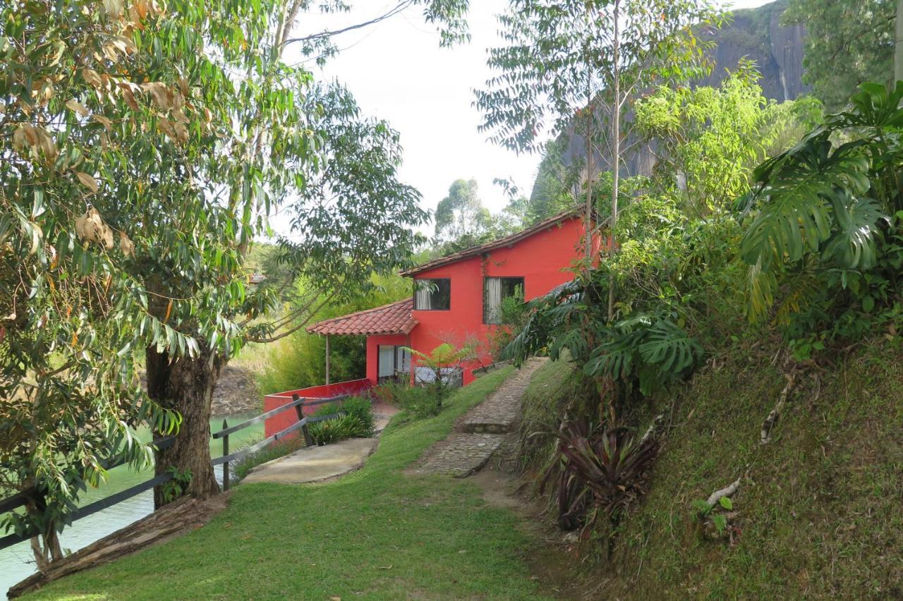 Ecolodge Bahia Del Penon Guatape Bagian luar foto